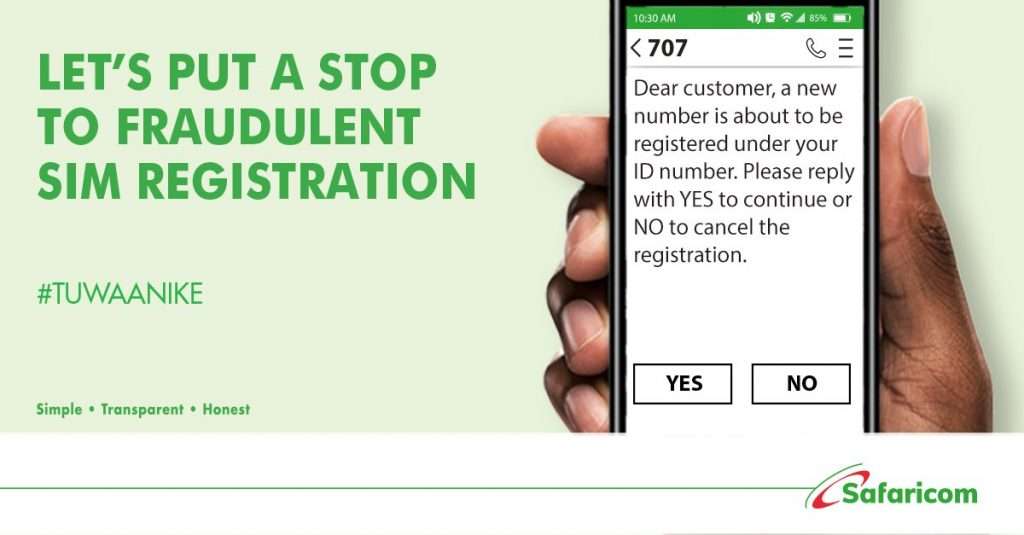 Safaricom Fraud alert