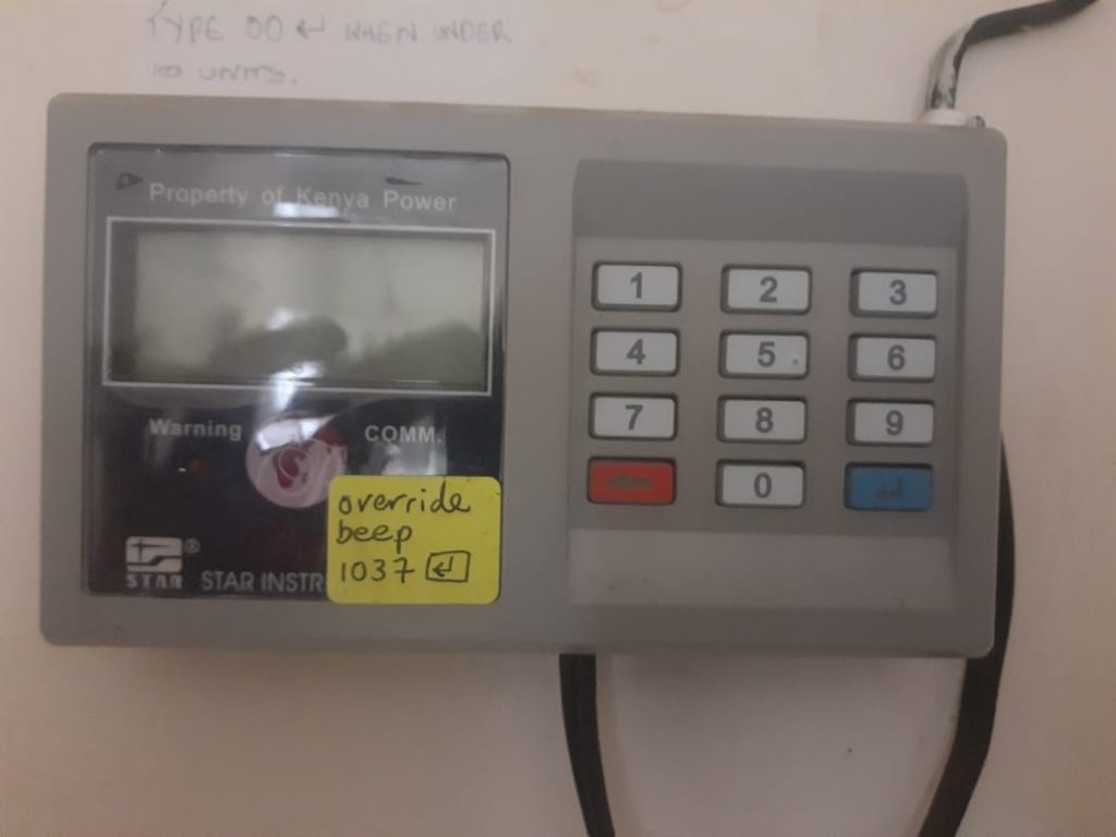 blank prepaid meter