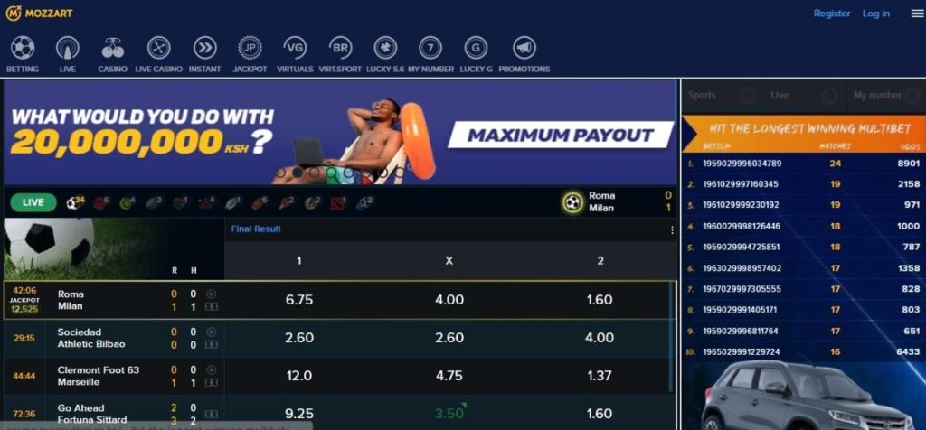 MozzartBet App Kenya for Android and iPhone 2022