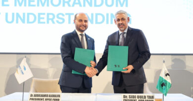 OPEC Fund President Dr. Abdulhamid Alkhalifa and AfDB President Dr.Sidi Ould