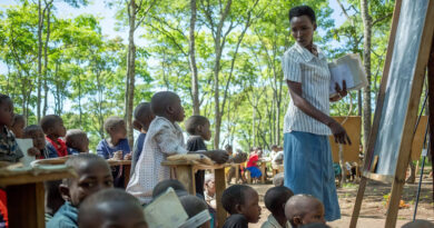 At Furaha Primary School in Tanzania